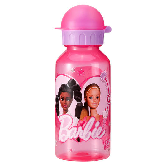 Barbie 370ml Water Bottle for Kids School Drinks Bottle Made of Durable Material Reusable BPA Free