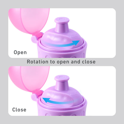 Barbie 370ml Water Bottle for Kids School Drinks Bottle Made of Durable Material Reusable BPA Free