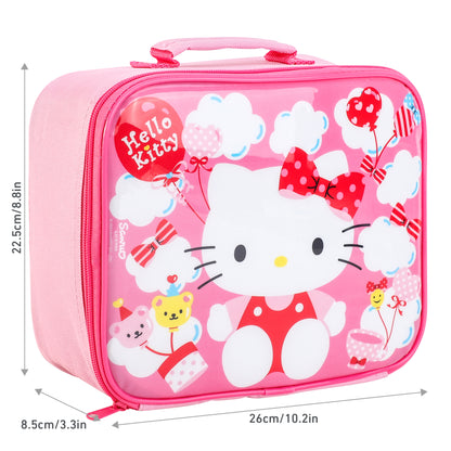 Hello Kitty Insulated Lunch Box Bag, Perfect Size for Packing Hot or Cold Snacks, BPA Free