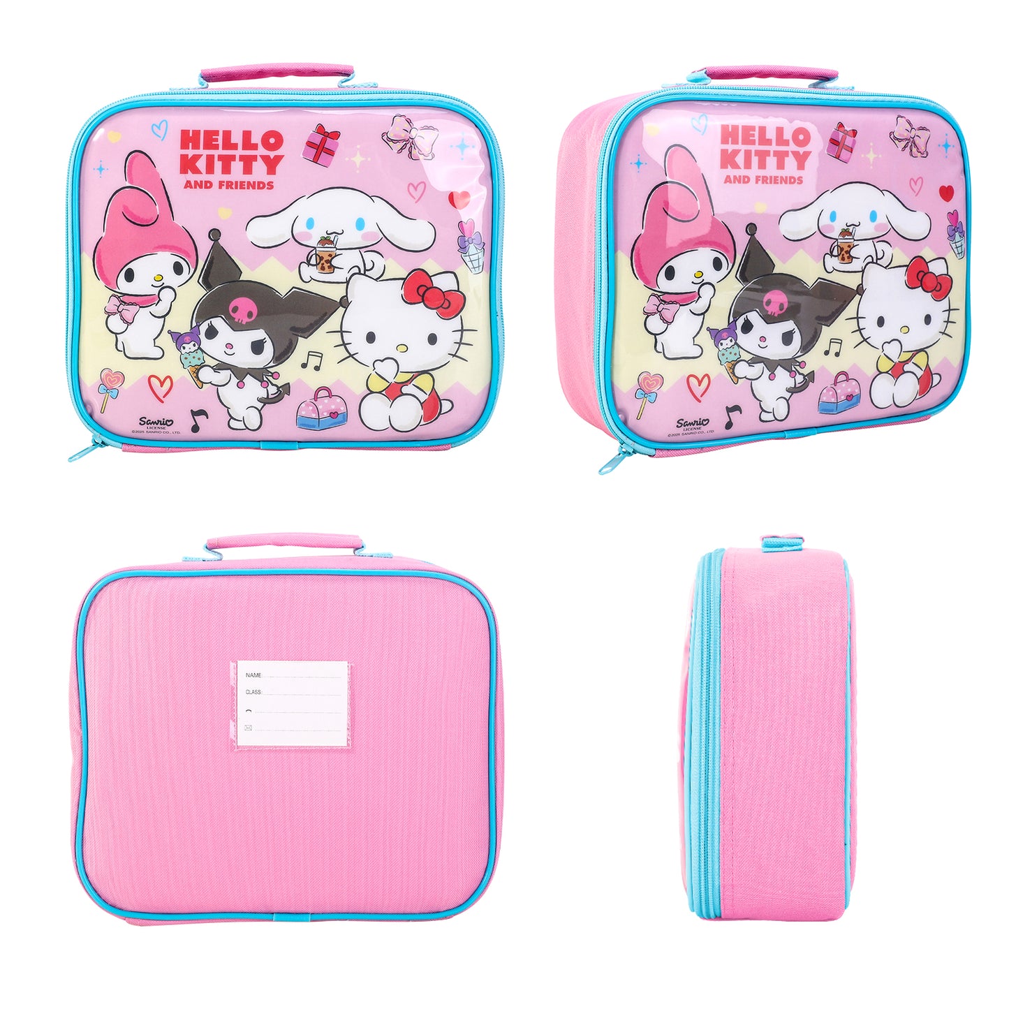 Hello Kitty & Friends Insulated Lunch Box Bag, Perfect Size for Packing Hot or Cold Snacks, BPA Free