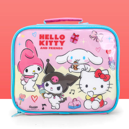 Hello Kitty & Friends Insulated Lunch Box Bag, Perfect Size for Packing Hot or Cold Snacks, BPA Free