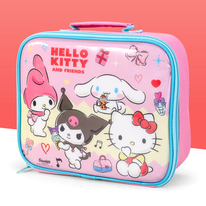 Hello Kitty & Friends Insulated Lunch Box Bag, Perfect Size for Packing Hot or Cold Snacks, BPA Free