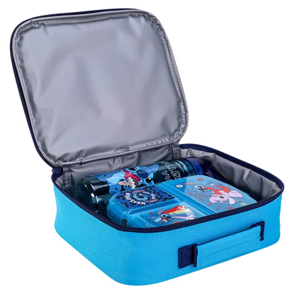 Stitch Island Kids Lunch Box Set – Insulated Lunch Bag, Multicompartment Lunch Box & 580ml Water Bottle, BPA Free