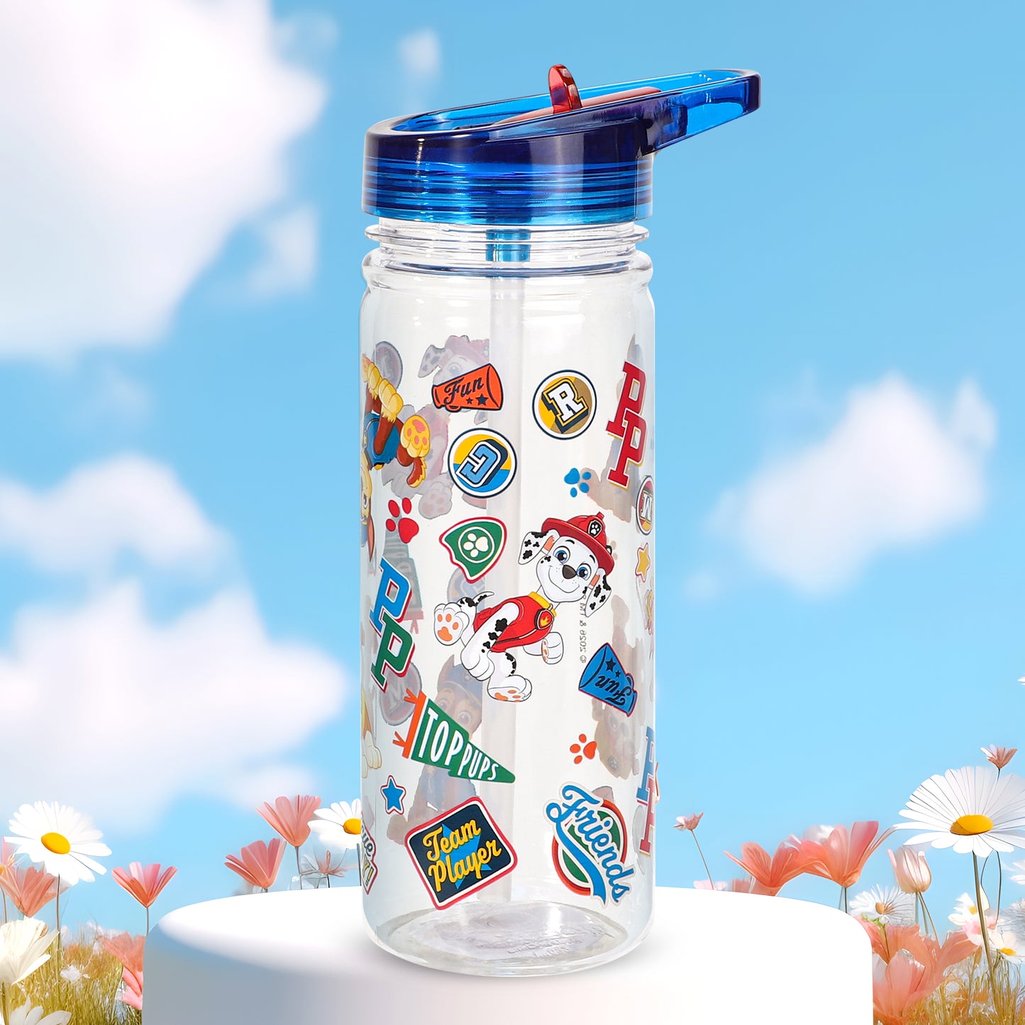Paw Patrol 580ml Water Bottle for Kids School Drinks Bottle Made of Durable Ecozen Reusable BPA Free