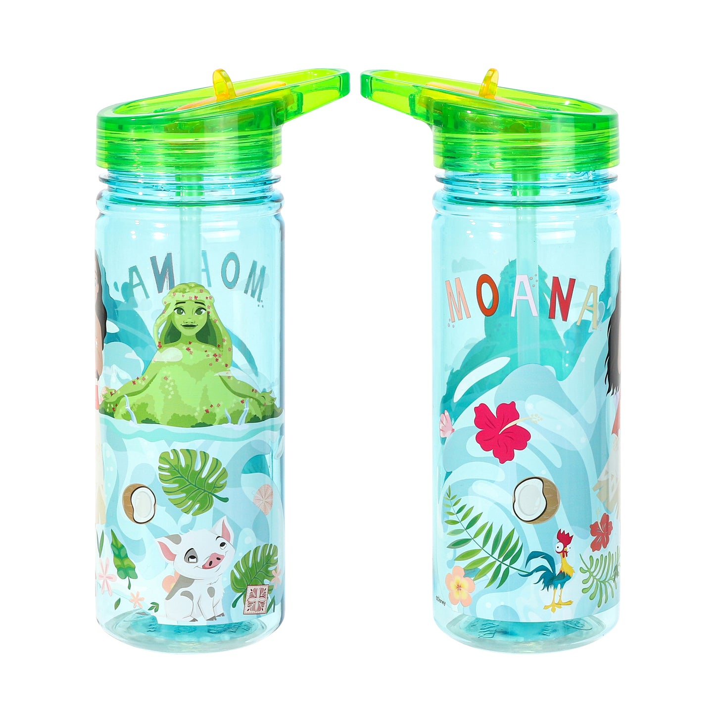 Moana 580ml Water Bottle for Kids School Drinks Bottle Made of Durable Ecozen Reusable BPA Free