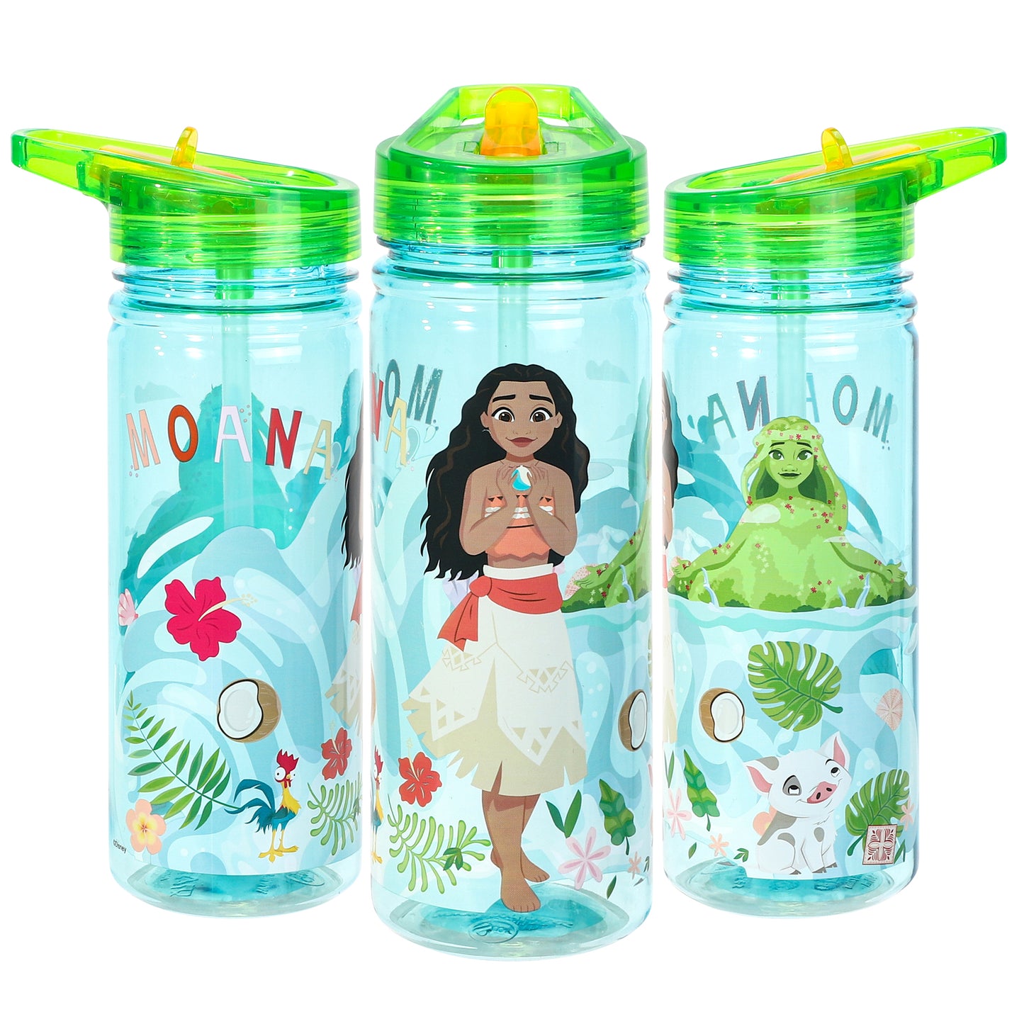 Moana 580ml Water Bottle for Kids School Drinks Bottle Made of Durable Ecozen Reusable BPA Free