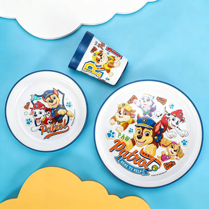 Paw Patrol Kids 6 Piece Reusable Dinner Set - Plate/Bowl/Cup/Knife/Fork/Spoon - Childrens Dinnerware Tableware Cutlery Set