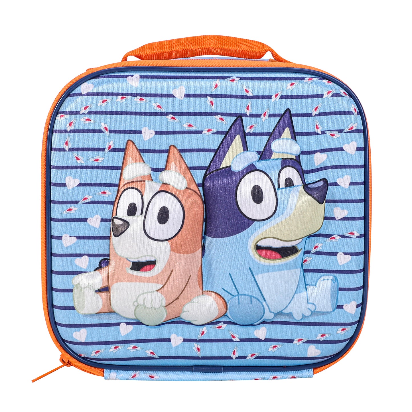 Bluey & Bingo 3D Rectangular Insulated Lunch Box Bag for Boys and Girls, Perfect Size for Packing Hot or Cold Snacks for School and Travel, BPA Free