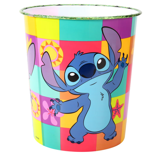 Stitch Kids Childrens Waste Bucket Paper Bin Basket for Bedroom Study Desk Dustbin