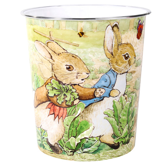 Peter Rabbit Kids Childrens Waste Bucket Paper Bin Basket for Bedroom Study Desk Dustbin