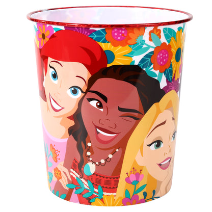 Disney Princess Kids Childrens Waste Bucket Paper Bin Basket for Bedroom Study Desk Dustbin