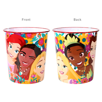 Disney Princess Kids Childrens Waste Bucket Paper Bin Basket for Bedroom Study Desk Dustbin