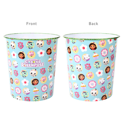 Gabby's Dollhouse Kids Childrens Waste Bucket Paper Bin Basket for Bedroom Study Desk Dustbin