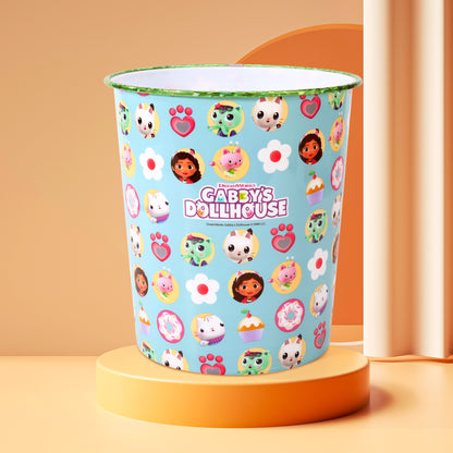 Gabby's Dollhouse Kids Childrens Waste Bucket Paper Bin Basket for Bedroom Study Desk Dustbin