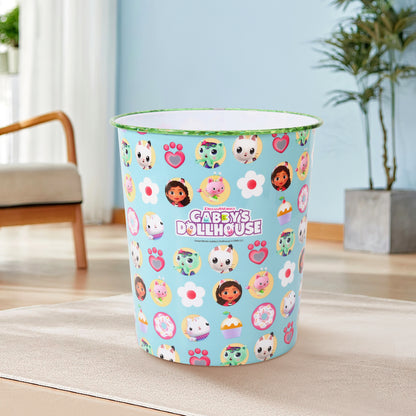 Gabby's Dollhouse Kids Childrens Waste Bucket Paper Bin Basket for Bedroom Study Desk Dustbin