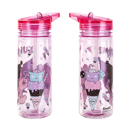 Kuromi 580ml Water Bottle for Kids, School Drinks Bottle Made of Durable Ecozen BPA Free