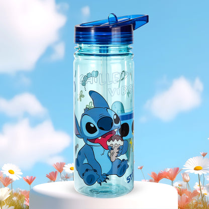 Stitch 580ml Water Bottle for Kids, School Drinks Bottle Made of Durable Ecozen BPA Free