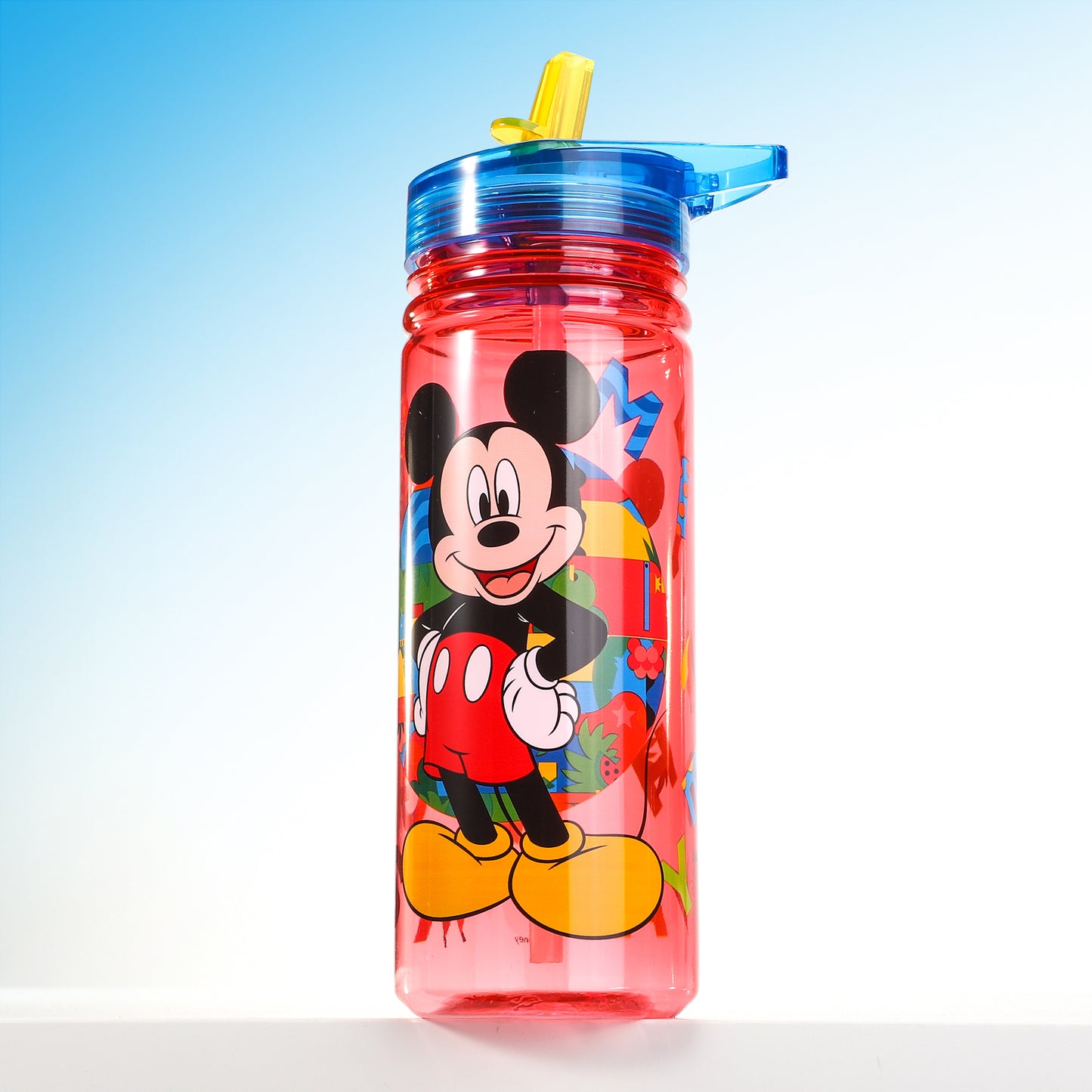 Mickey Mouse 580ml Water Bottle for Kids, School Drinks Bottle Made of Durable Ecozen BPA Free