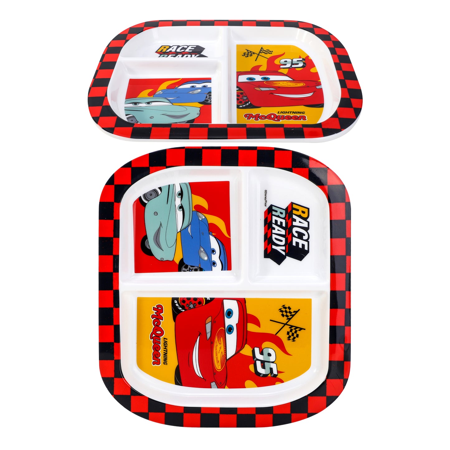 Cars 3 Section Childrens Divided Breakfast Lunch Dinner Plate