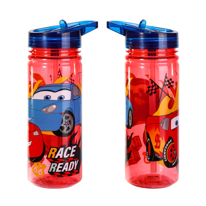 Cars Lightning McQueen 580ml Water Bottle for Kids, School Drinks Bottle Made of Durable Ecozen BPA Free