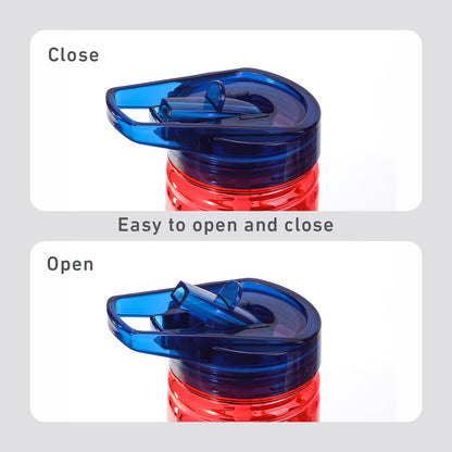 Cars Lightning McQueen 580ml Water Bottle for Kids, School Drinks Bottle Made of Durable Ecozen BPA Free