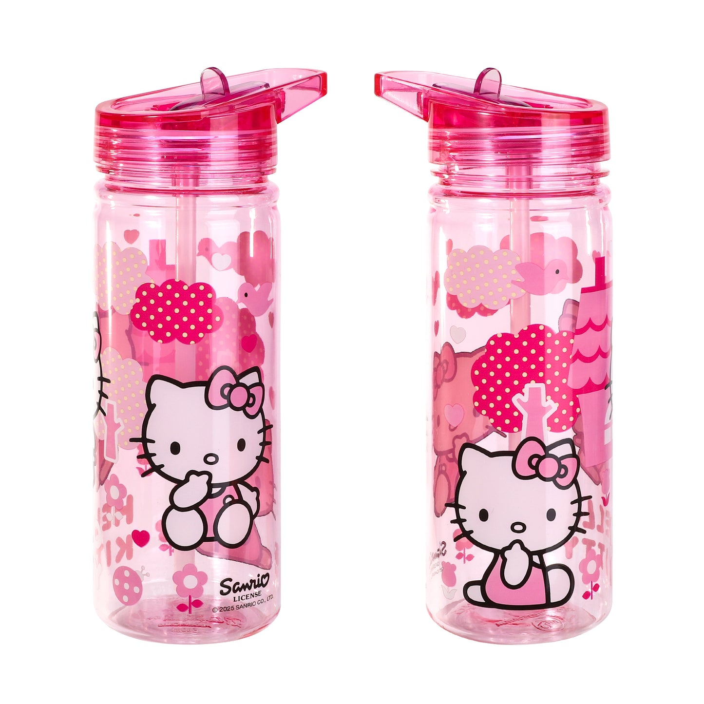 Hello Kitty 580ml Water Bottle for Kids, School Drinks Bottle Made of Durable Ecozen BPA Free