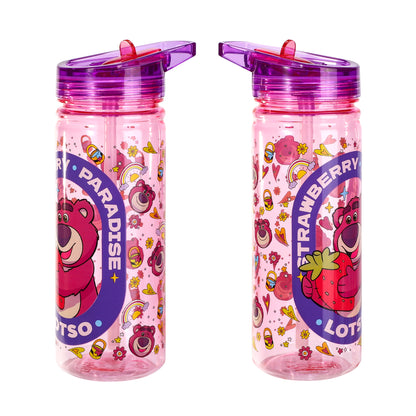 Disney Lotso Toy Story 580ml Water Bottle for Kids, School Drinks Bottle Made of Durable Ecozen BPA Free