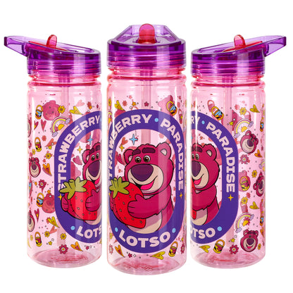 Disney Lotso Toy Story 580ml Water Bottle for Kids, School Drinks Bottle Made of Durable Ecozen BPA Free
