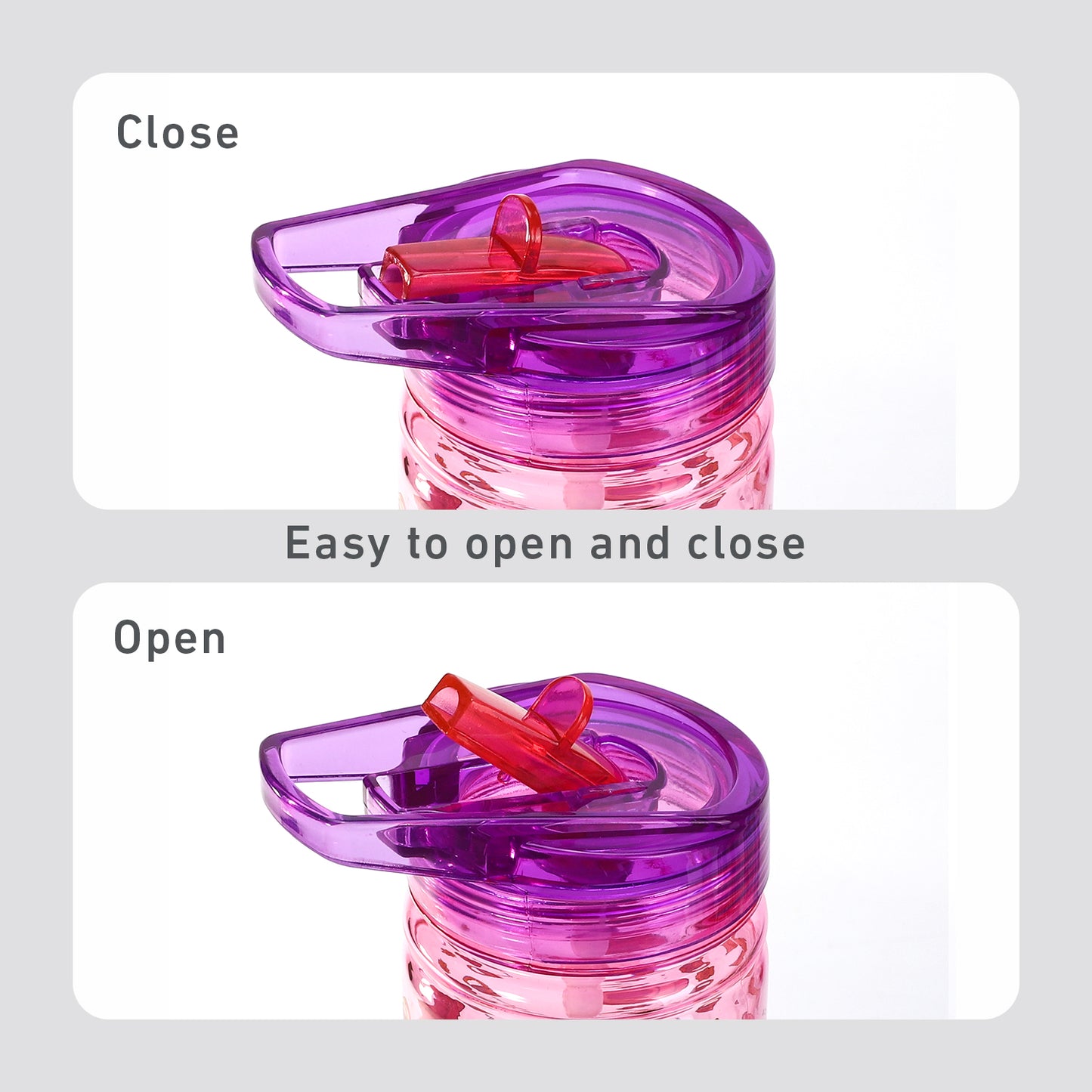 Disney Lotso Toy Story 580ml Water Bottle for Kids, School Drinks Bottle Made of Durable Ecozen BPA Free