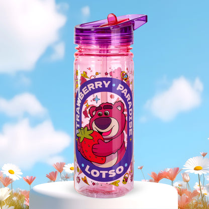 Disney Lotso Toy Story 580ml Water Bottle for Kids, School Drinks Bottle Made of Durable Ecozen BPA Free