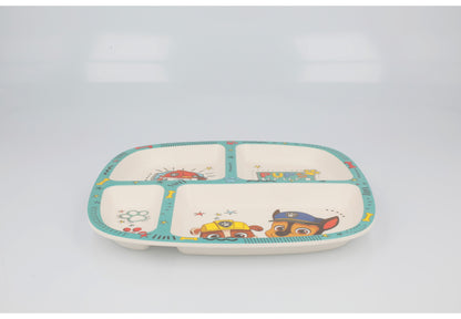 Paw Patrol 4 Section Childrens Divided Breakfast Lunch Dinner Plate