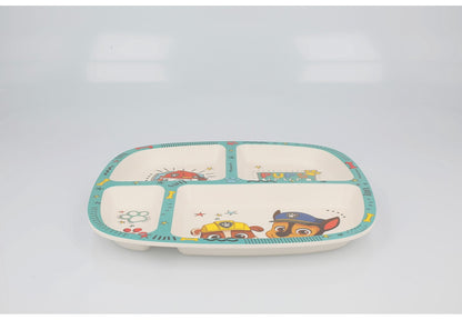 Paw Patrol 4 Section Childrens Divided Breakfast Lunch Dinner Plate