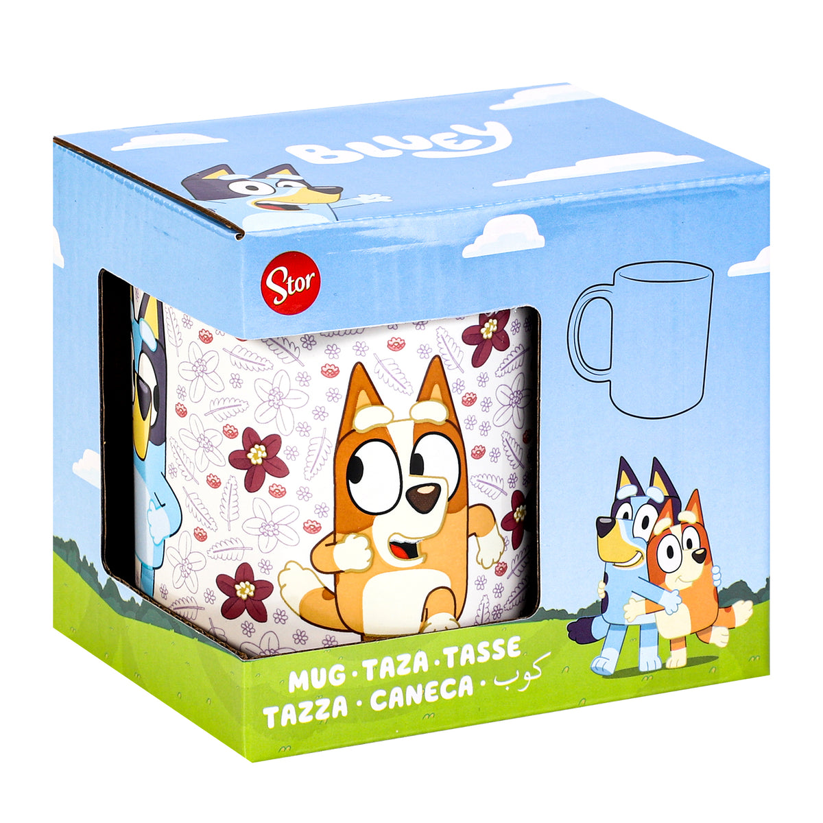 Bluey 11oz Ceramic Mug – 325ml Coffee Cup, Dishwasher & Microwave Safe, Officially Licensed Gift for Kids & Adults