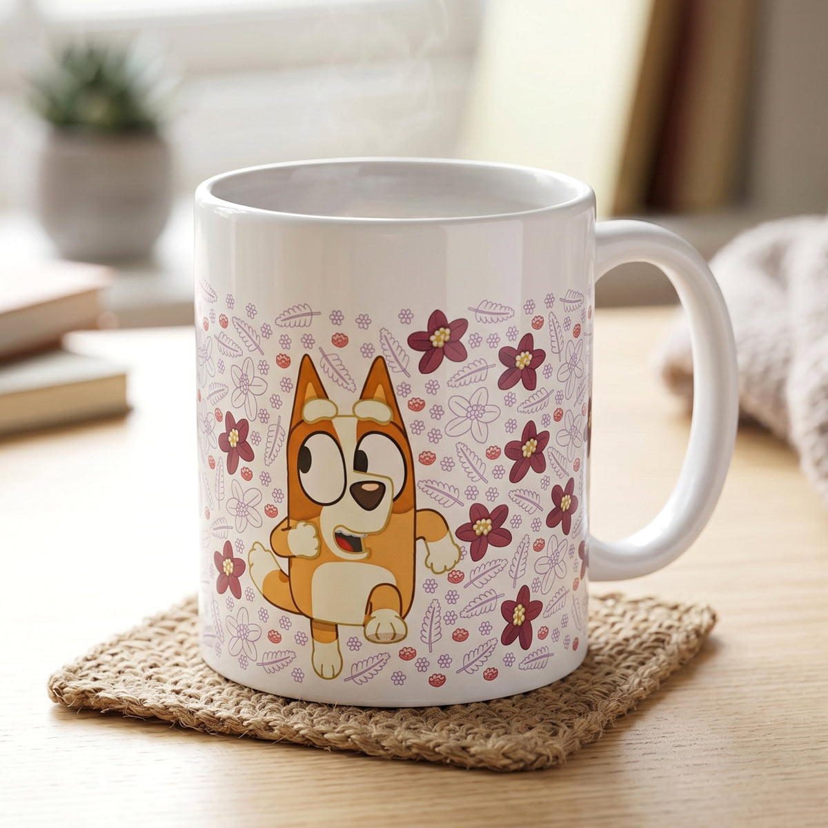 Bluey 11oz Ceramic Mug – 325ml Coffee Cup, Dishwasher & Microwave Safe, Officially Licensed Gift for Kids & Adults