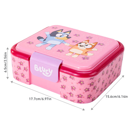 Bluey Kids Lunch Box with Compartment - BPA Free Bento Boxes