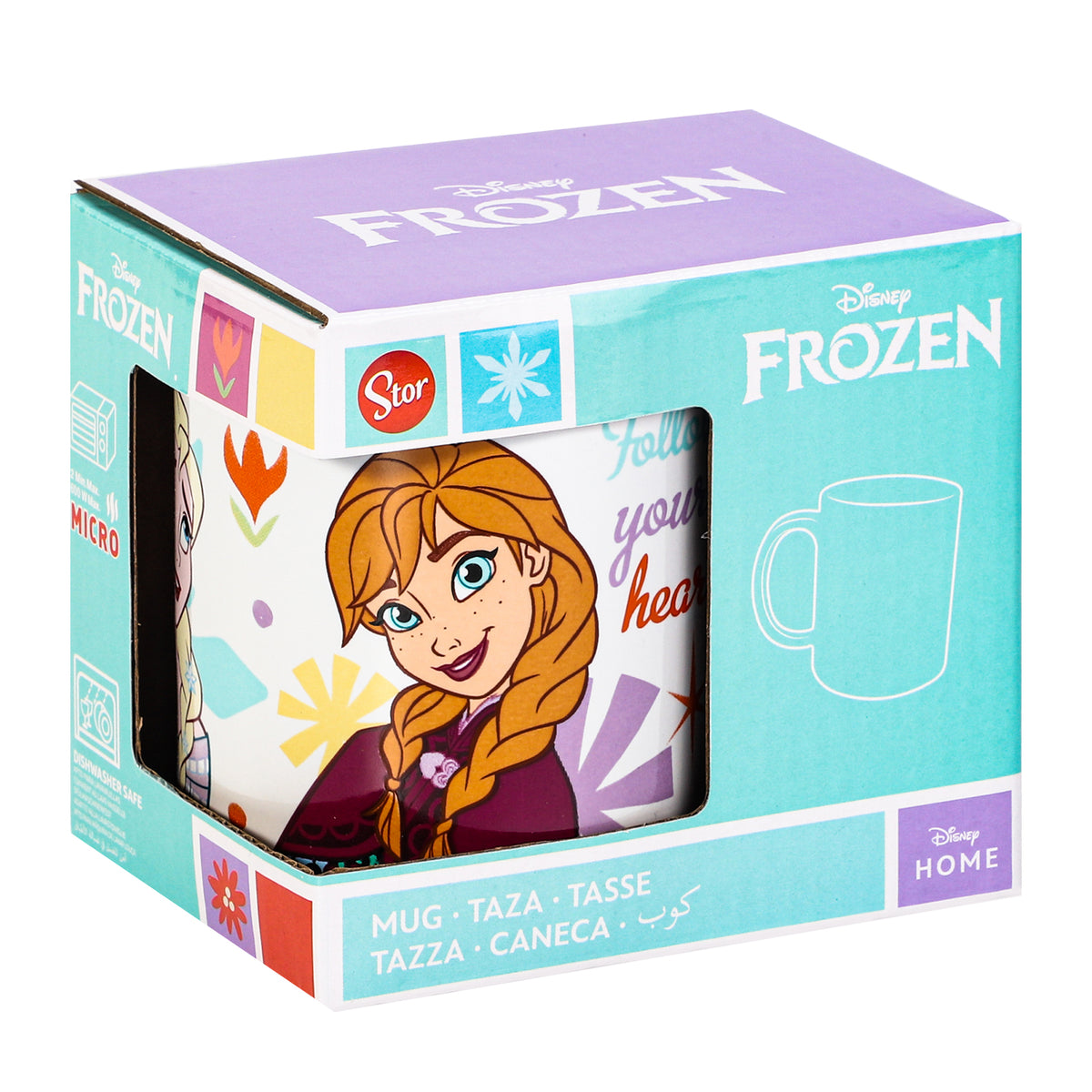 Disney Frozen Olaf & Elsa 11oz Ceramic Mug Frozen 325ml Coffee Cup, Dishwasher & Microwave Safe, Officially Licensed Gift for Kids & Adults