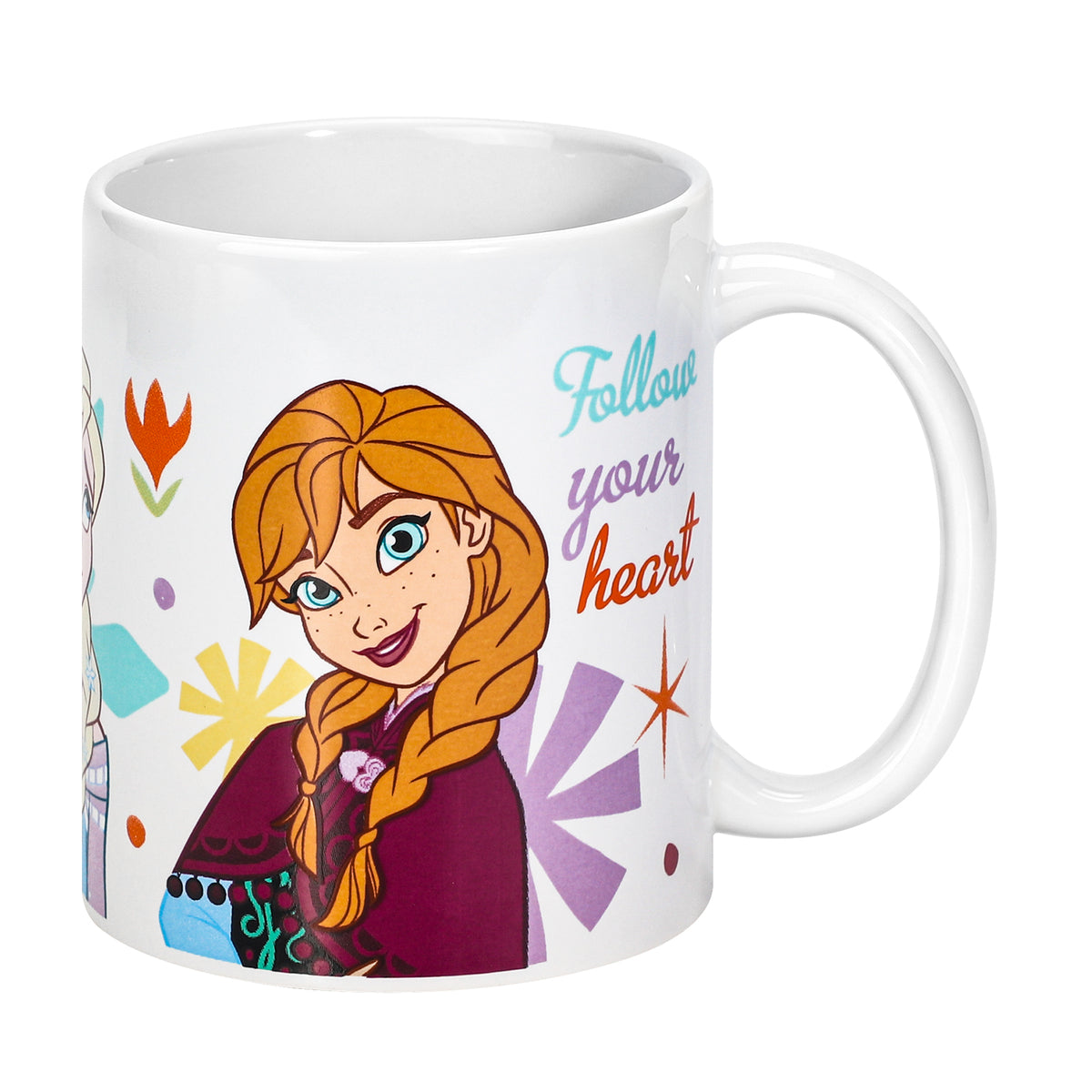 Disney Frozen Olaf & Elsa 11oz Ceramic Mug Frozen 325ml Coffee Cup, Dishwasher & Microwave Safe, Officially Licensed Gift for Kids & Adults