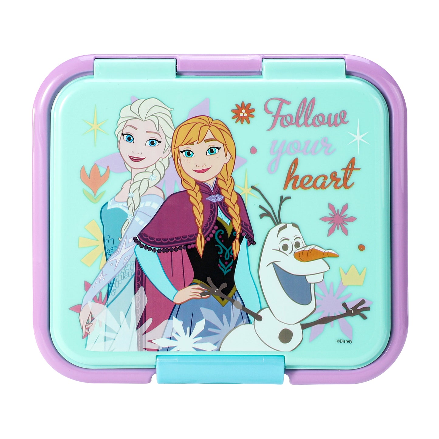 Disney Frozen Kids Lunch Box with Compartment - BPA Free Bento Boxes