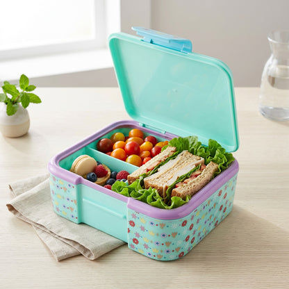 Disney Frozen Kids Lunch Box with Compartment - BPA Free Bento Boxes