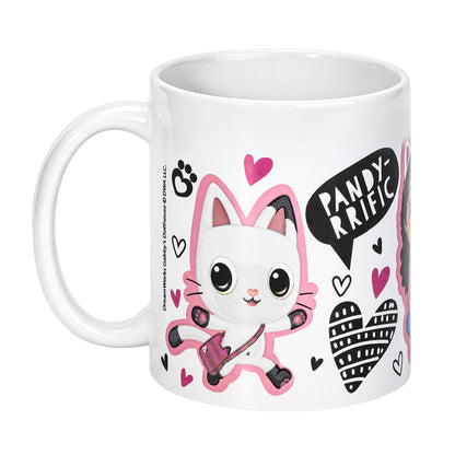 DREAMWORKS GABBY'S DOLLHOUSE Gabby's Dollhouse 11oz Ceramic Mug 325ml Coffee Cup, Dishwasher & Microwave Safe, Officially Licensed Gift for Kids & Adults