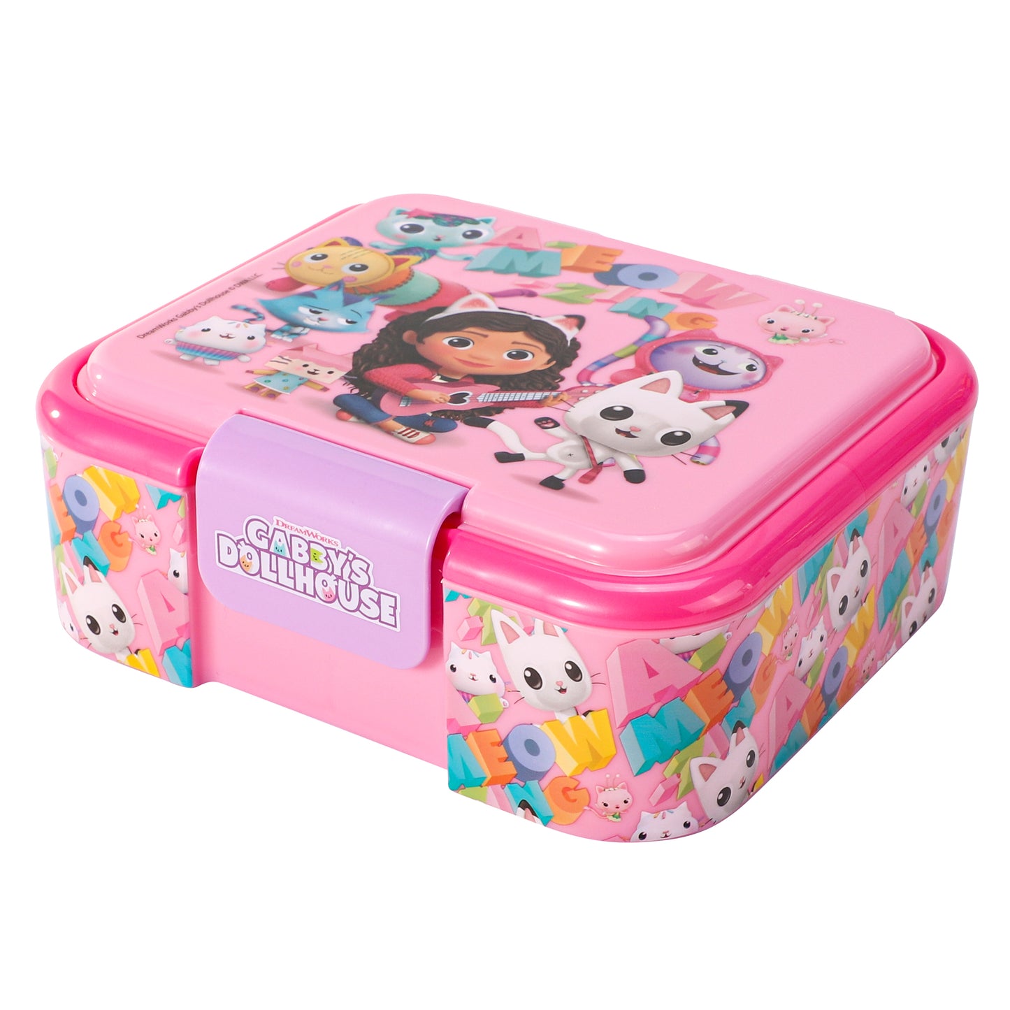 Gabby's Dollhouse Kids Lunch Box with Compartment - BPA Free Bento Boxes