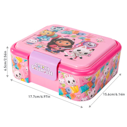 Gabby's Dollhouse Kids Lunch Box with Compartment - BPA Free Bento Boxes