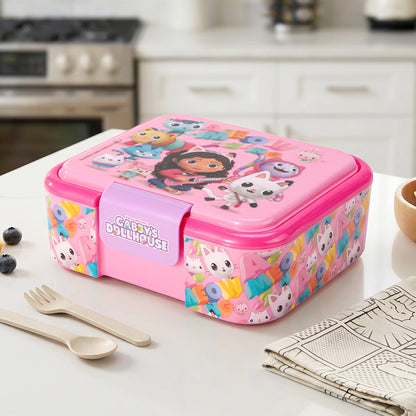 Gabby's Dollhouse Kids Lunch Box with Compartment - BPA Free Bento Boxes