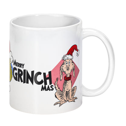 The Grinch 11oz Ceramic Mug – Merry Grinchmas 325ml Coffee Cup, Dishwasher & Microwave Safe, Officially Licensed Christmas Gift for Kids & Adults