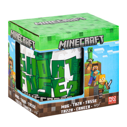 Minecraft Creeper 11oz Ceramic Mug – 325ml Coffee Cup, Dishwasher & Microwave Safe, Officially Licensed Gift for Kids & Adults
