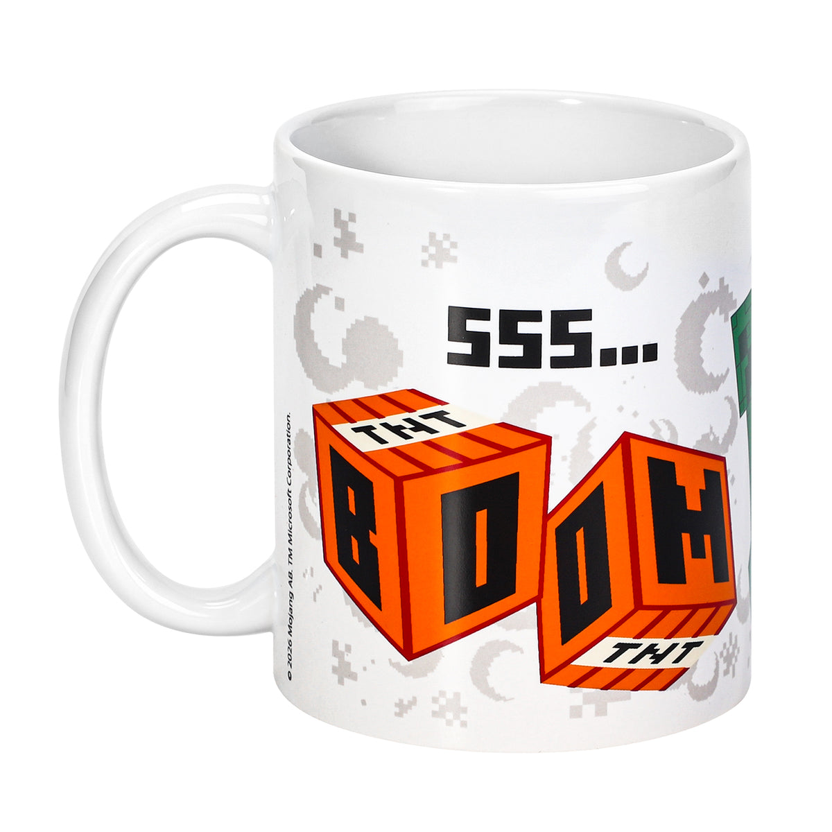 Minecraft Creeper 11oz Ceramic Mug – 325ml Coffee Cup, Dishwasher & Microwave Safe, Officially Licensed Gift for Kids & Adults
