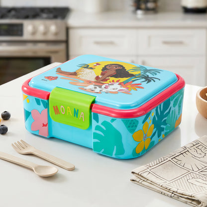 Disney Moana Kids Lunch Box with Compartment - BPA Free Bento Boxes