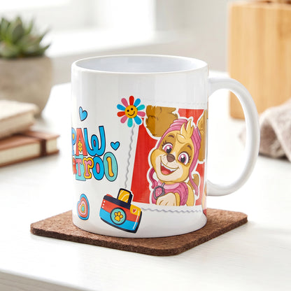 Paw Patrol Skye 11oz Ceramic Mug – Skye Polaroid-Style 325ml Coffee Cup, Dishwasher & Microwave Safe, Officially Licensed Gift for Kids & Adults