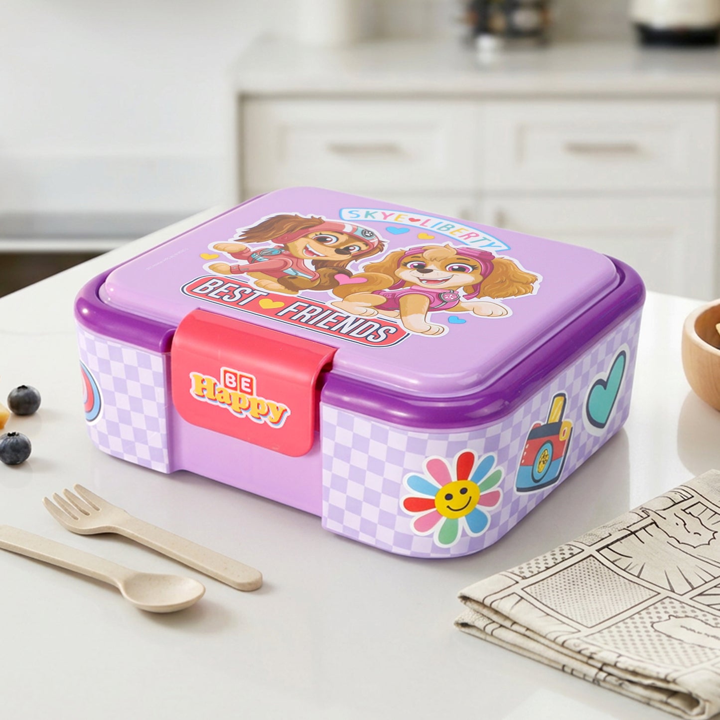 Paw Patrol Girl Kids Lunch Box with Compartment - BPA Free Bento Boxes