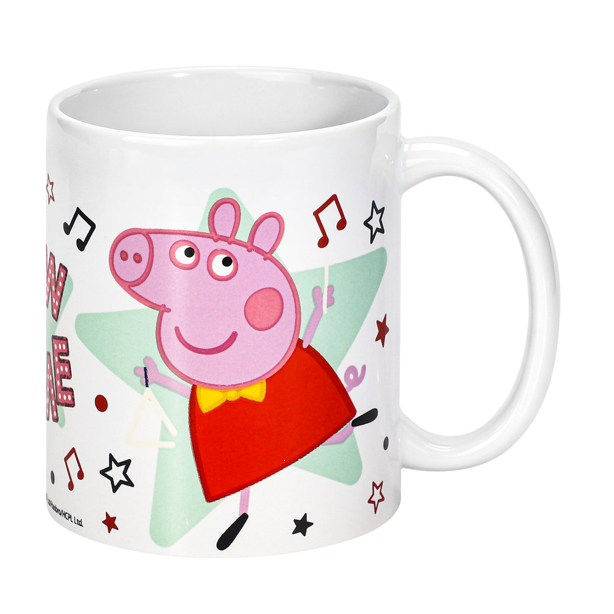 Peppa Pig 11oz Ceramic Mug – Peppa & Gerald Giraffe 325ml Coffee Cup, Dishwasher & Microwave Safe, Officially Licensed Gift for Kids & Adults